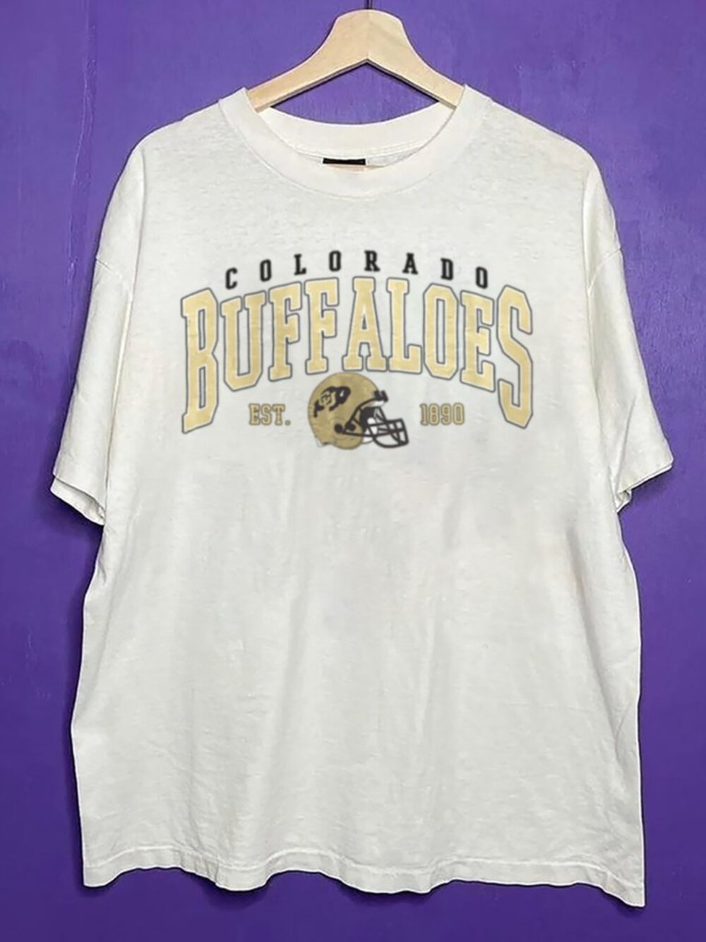 Vintage University of Colorado Buffaloes Football Shirt, CU Buffaloes Shirt Tee